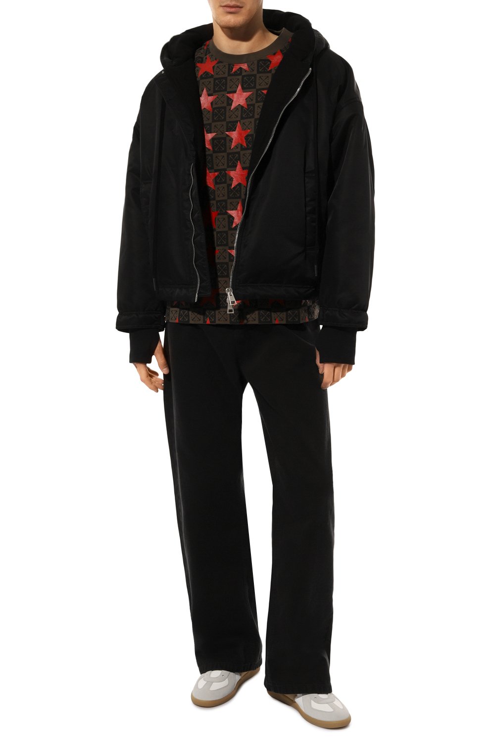 Хлопковая футболка OFF-WHITE, арт. 0MAA120W24JER001, фото 2