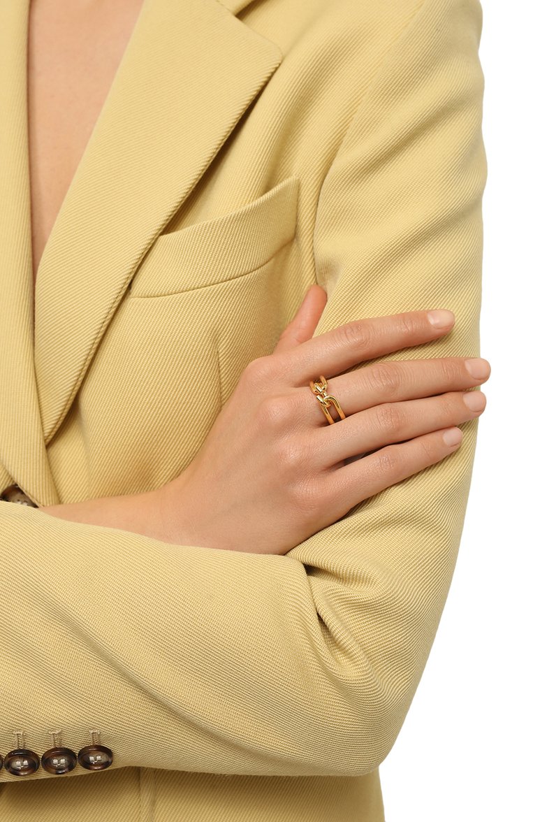 Женское кольцо broken 10.GRAN золотого цвета, арт. 8R21SG | Фото 2 (Материал: Серебро; Региональные ограничения белый список (Axapta Mercury): Не проставлено; Нос: Не проставлено)