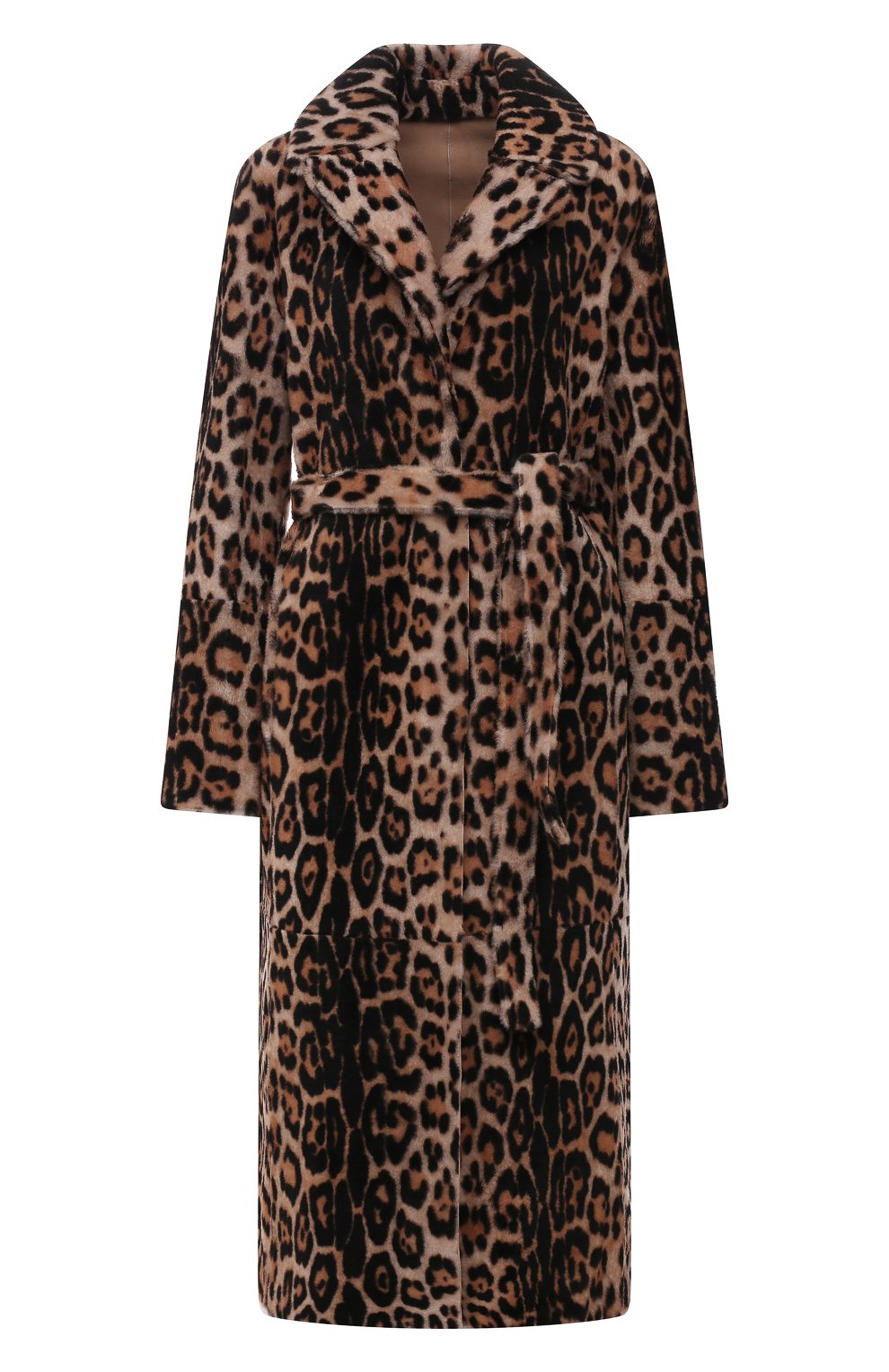 Двусторонняя дубленка YVES SALOMON леопардового цвета по цене 599500 руб., арт. 21WYM60417MERL, фото 1 Двусторонняя дубленка YVES SALOMON, арт. 21WYM60417MERL, фото 1