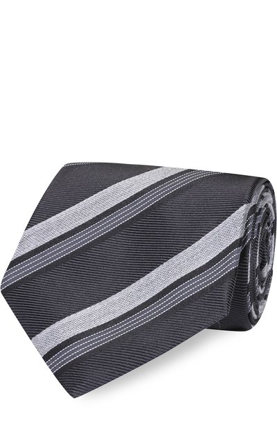 Шелковый галстук в полоску BRIONI, арт. 062I/06491, фото 1
