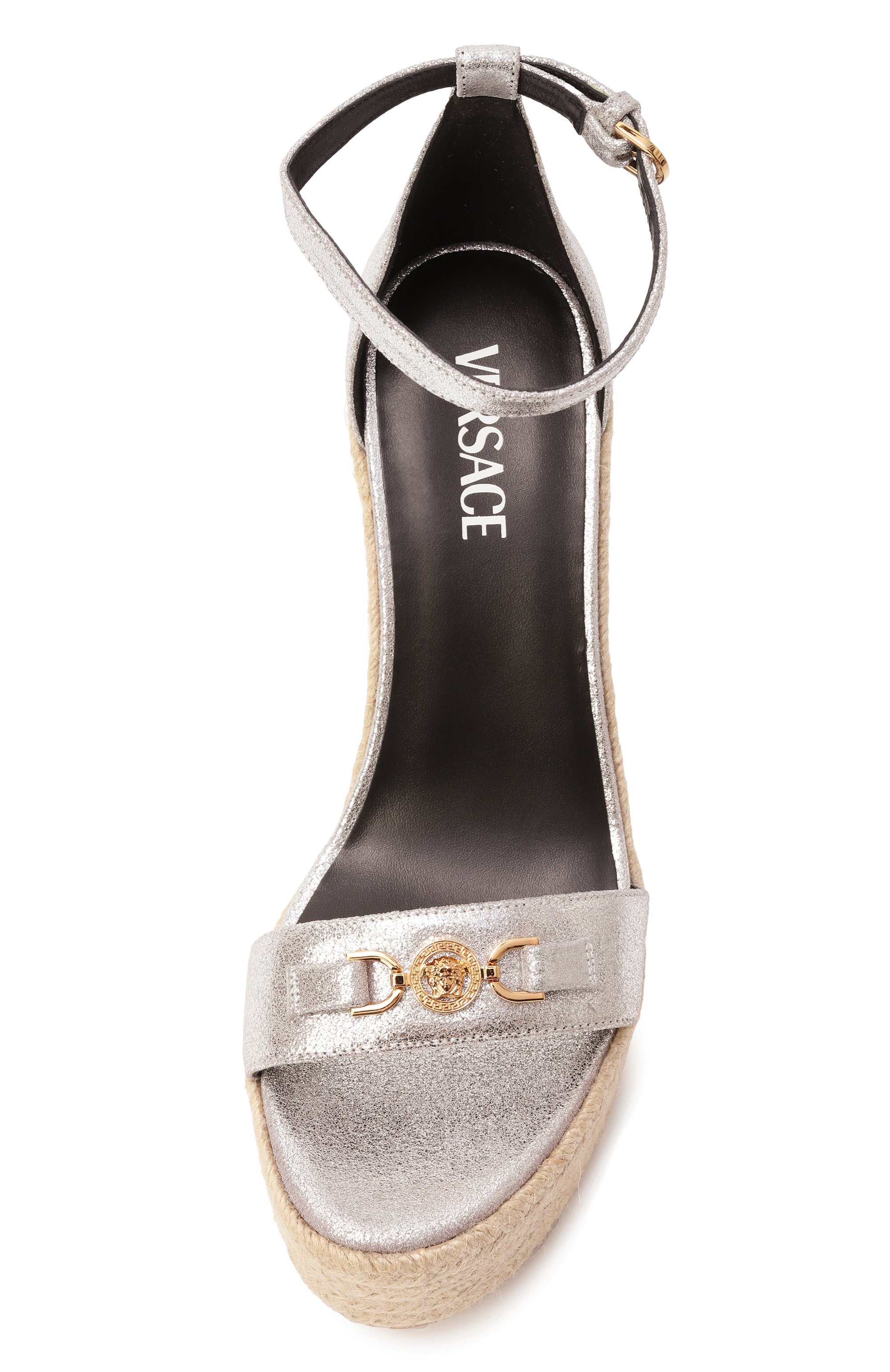 Кожаные босоножки medusa '95 VERSACE, арт. 1014100/1A13309, фото 6