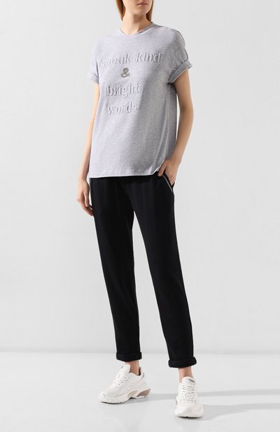 Хлопковая футболка BRUNELLO CUCINELLI, арт. M0T18BG400, фото 2