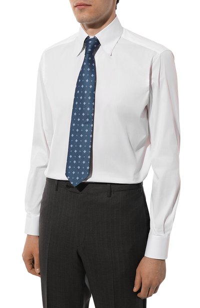 Хлопковая сорочка ZILLI, арт. MFZ-13037-345108/0003, фото 3