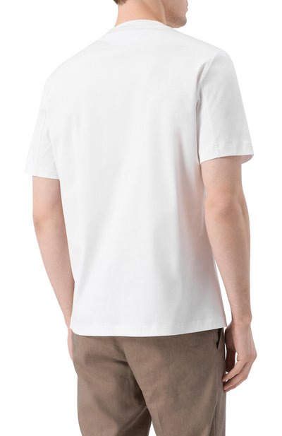 Хлопковая футболка BRUNELLO CUCINELLI, арт. M0B138440, фото 4