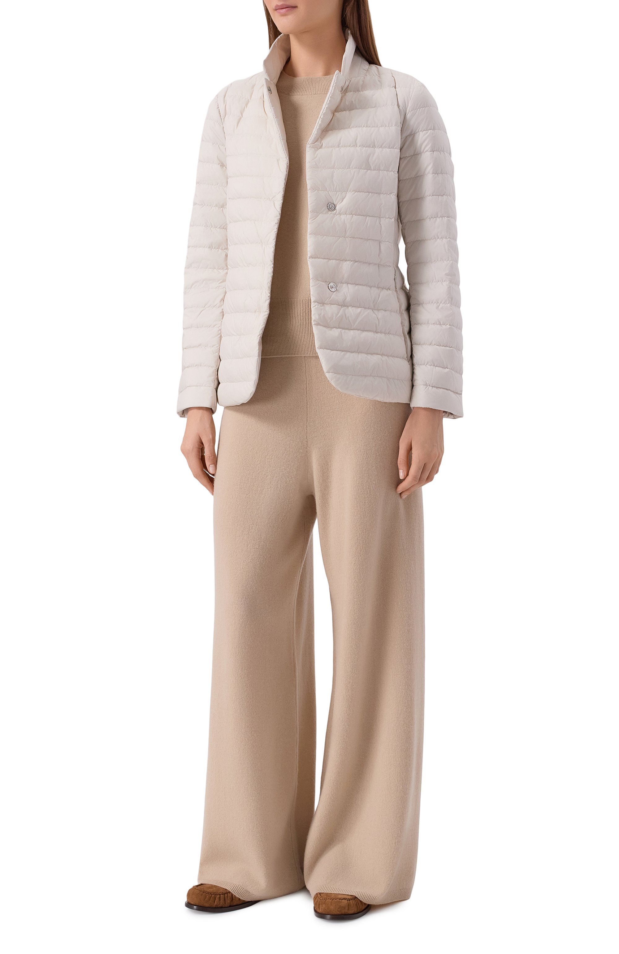 Пуховая куртка lanzada-s3 MOORER белого цвета по цене 130000 руб., арт. LANZADA/S3, фото 2 Пуховая куртка lanzada-s3 MOORER, арт. LANZADA/S3, фото 2