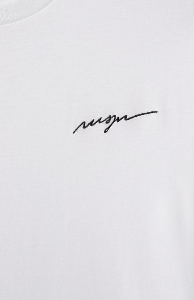 Хлопковая футболка MSGM KIDS, арт. S5MSJUTH064, фото 3