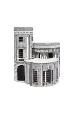 Триптих ароматических све�чей nel mentre architettura FORNASETTI черно-белого цвета, арт. FPTRI419-IM | Фото 1 (Ограничения доставки: flammable)