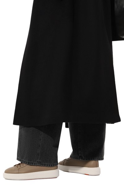 Кожаные кеды SANTONI, арт. WBCD60919BARCSQ4, фото 3