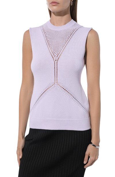 Топ из шерсти и хлопка JIL SANDER, арт. J01NC0139/J14617, фото 3