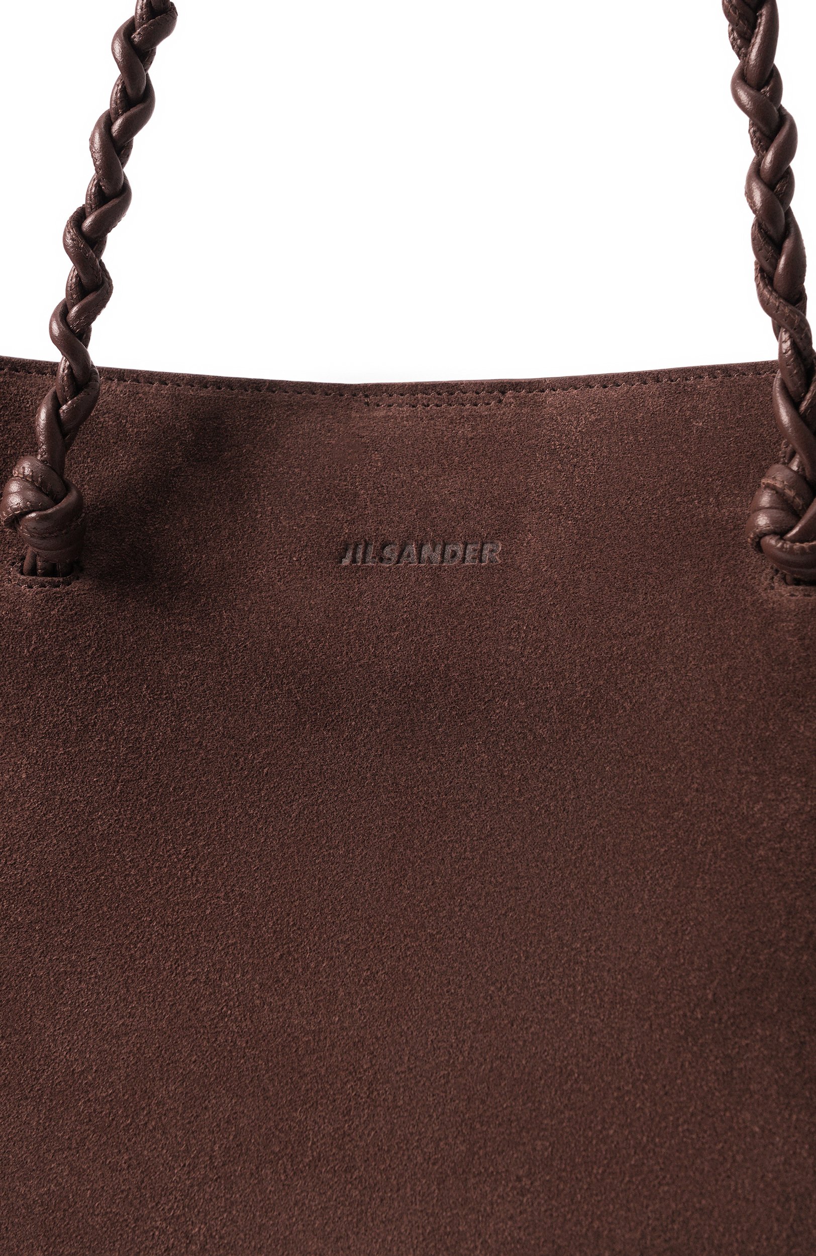 Сумка-тоут tangle JIL SANDER темно-коричневого цвета по цене 216500 руб., арт. J07WC0040/P9295, фото 6 Сумка-тоут tangle JIL SANDER, арт. J07WC0040/P9295, фото 6