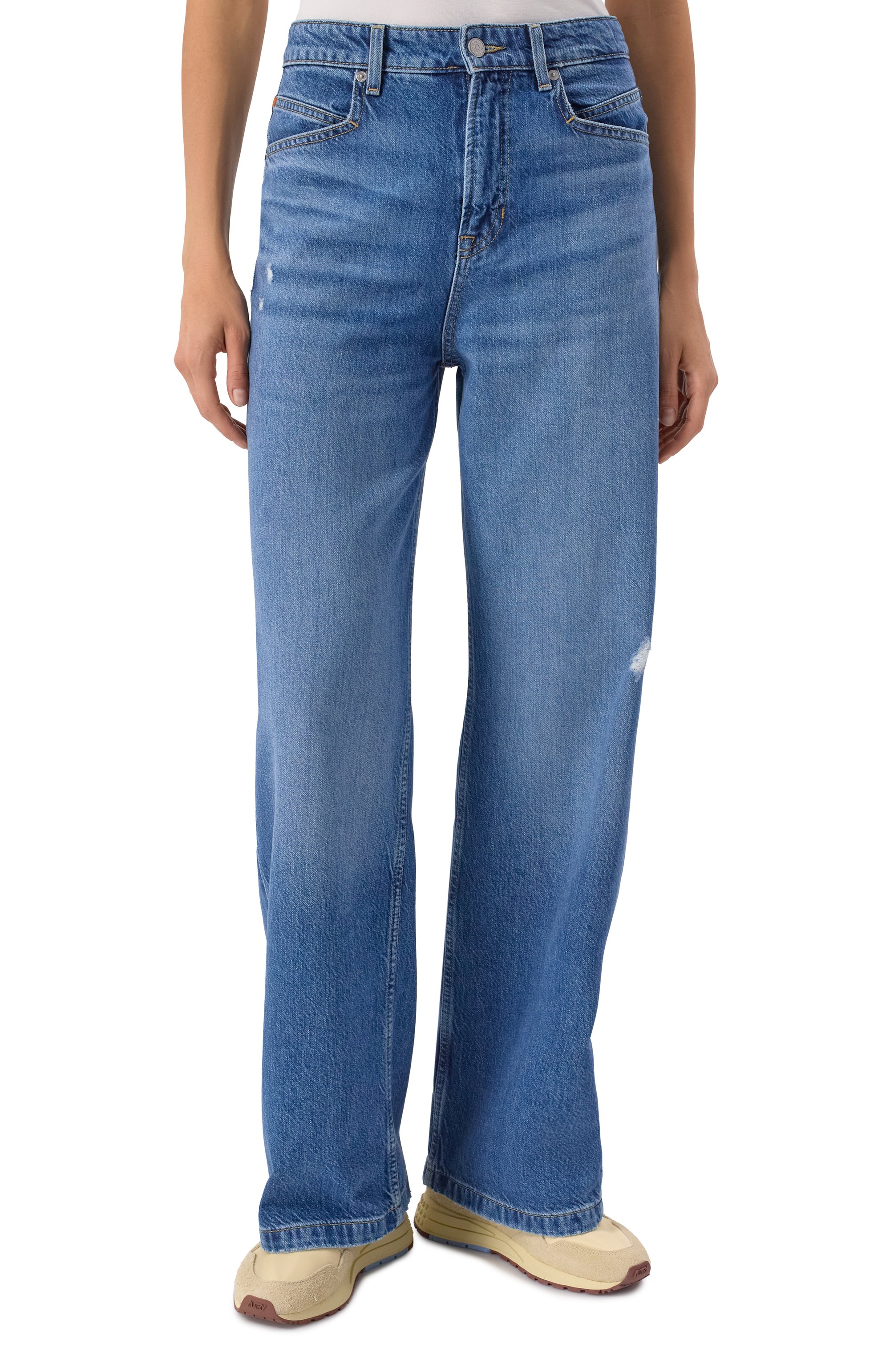 Джинсы BOSS ORANGE синего цвета по цене 14700 руб., арт. 50542442, фото 3 Джинсы BOSS ORANGE, арт. 50542442, фото 3