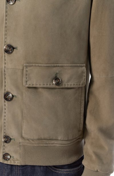 Замшевый бомбер GIMO'S, арт. 6S20.1.000.52W/IC, фото 5