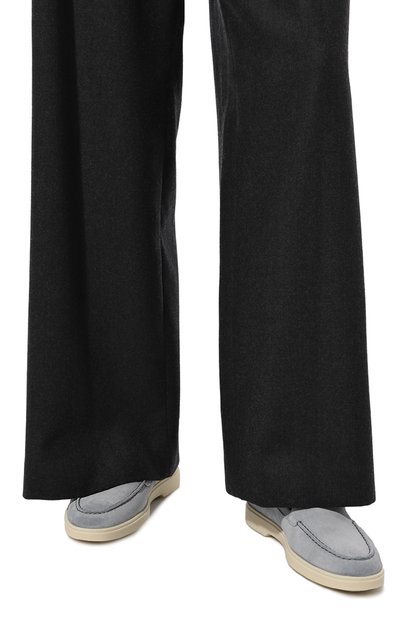 Замшевые лоферы SANTONI, арт. WUYA58856TISNSW9, фото 3