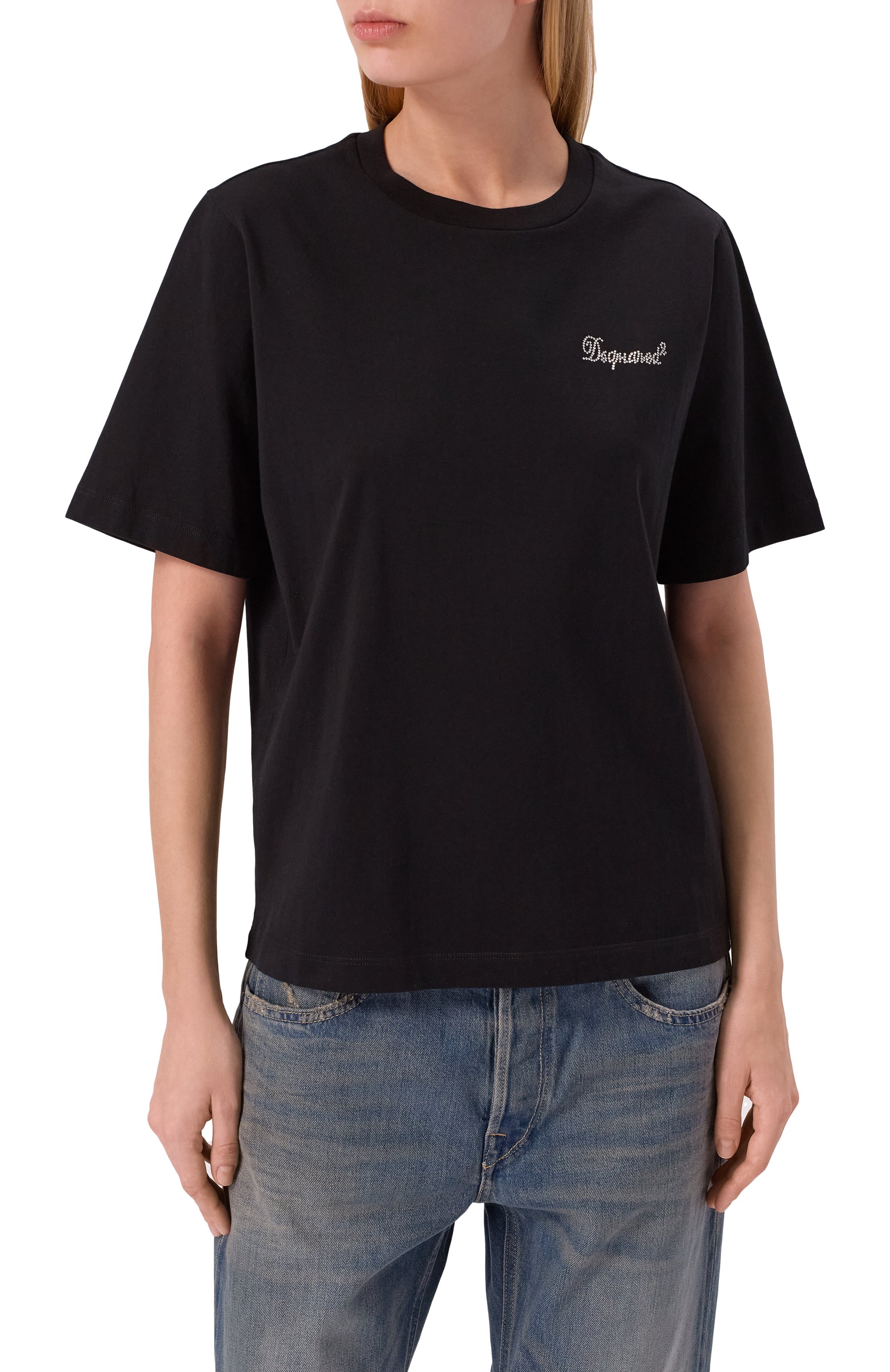 Хлопковая футболка DSQUARED2, арт. S75GD0452/D20020, фото 3