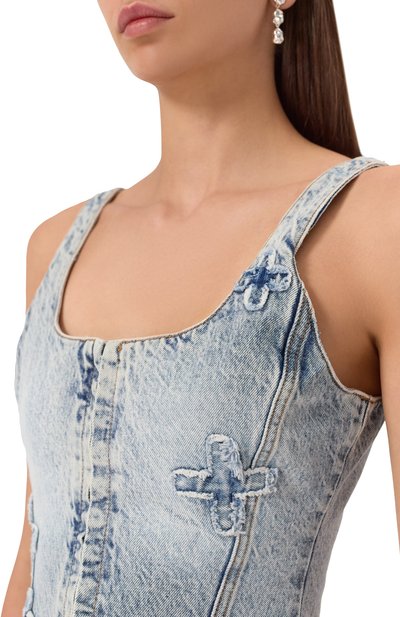 Джинсовый топ-корсет KSUBI, арт. WPS25FT002, фото 5