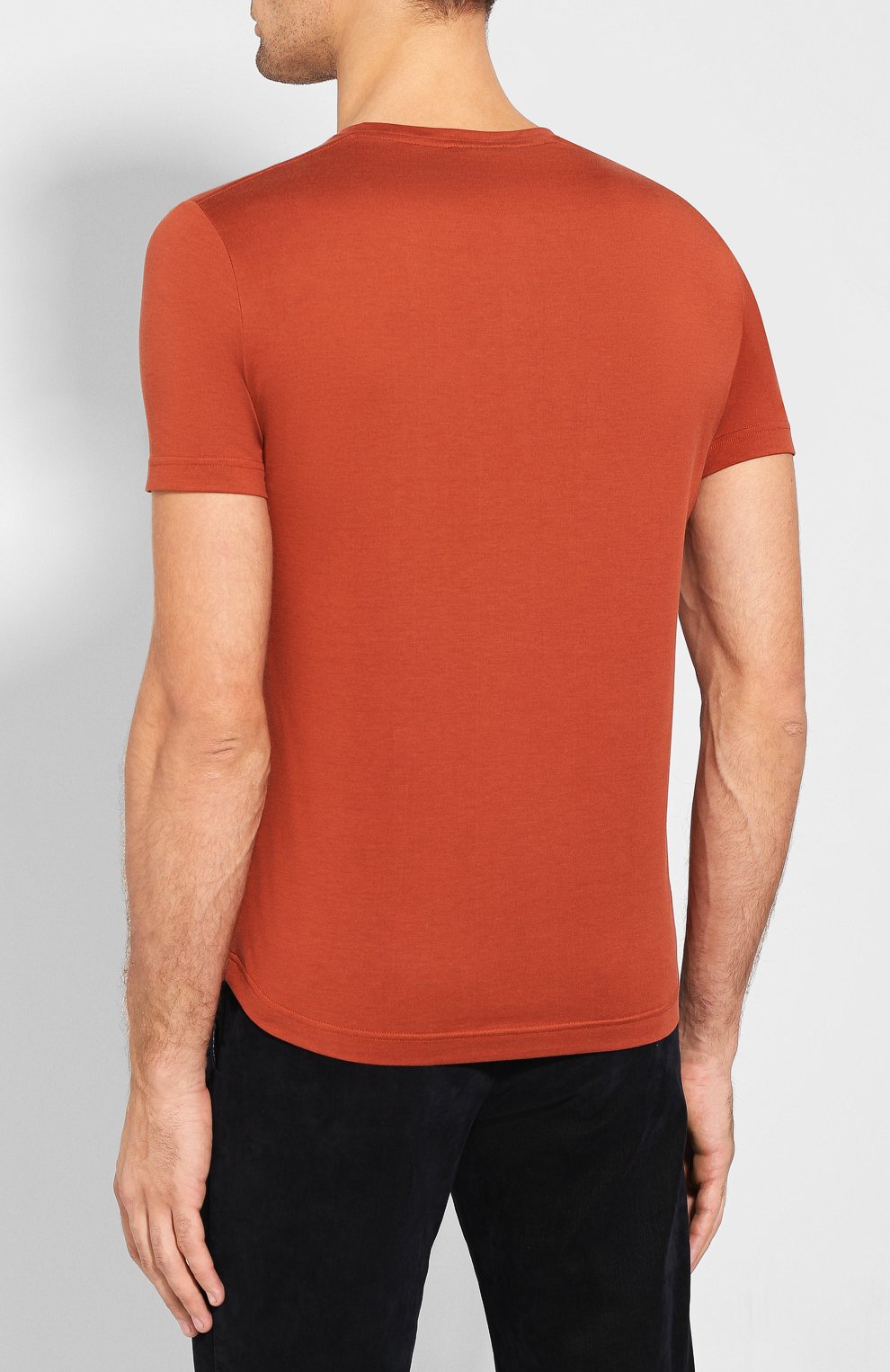 Футболка из шелка и хлопка LORO PIANA, арт. FAF6128, фото 4