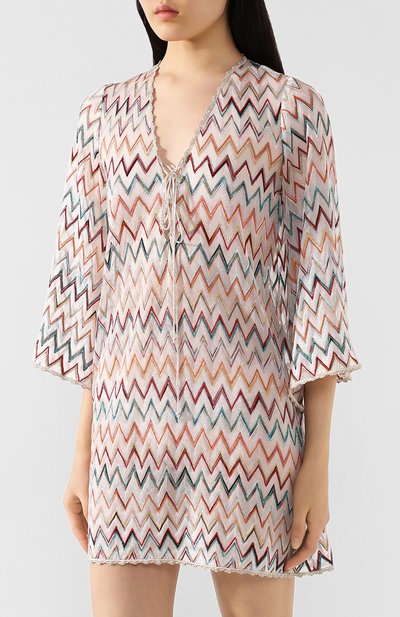 Туника MISSONI разноцветного цвета по цене 49050 руб., арт. MMQ00016/BR008J, фото 3 Туника MISSONI, арт. MMQ00016/BR008J, фото 3