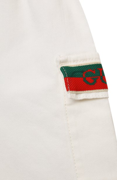 Хлопковые шорты GUCCI, арт. 653325/XDBJR, фото 3