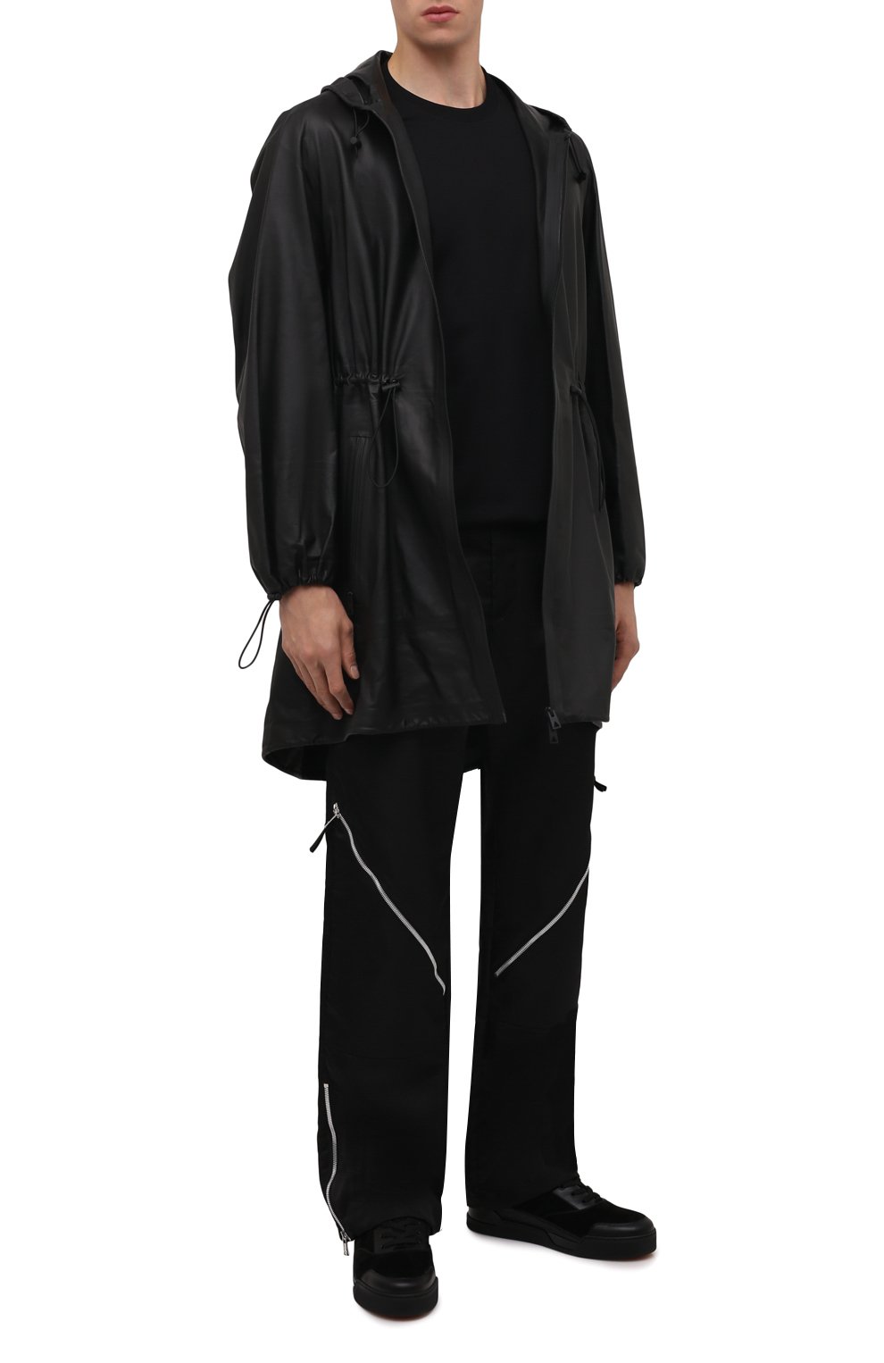 Комбинированные кеды aurelien CHRISTIAN LOUBOUTIN черного цвета по цене 125500 руб., арт. 3170921/AURELIEN FLAT, фото 2 Комбинированные кеды aurelien CHRISTIAN LOUBOUTIN, арт. 3170921/AURELIEN FLAT, фото 2