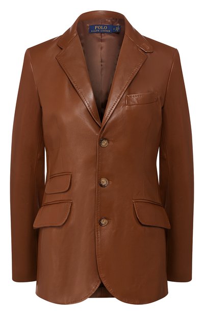 Кожаный жакет POLO RALPH LAUREN, арт. 211791324, фото 1
