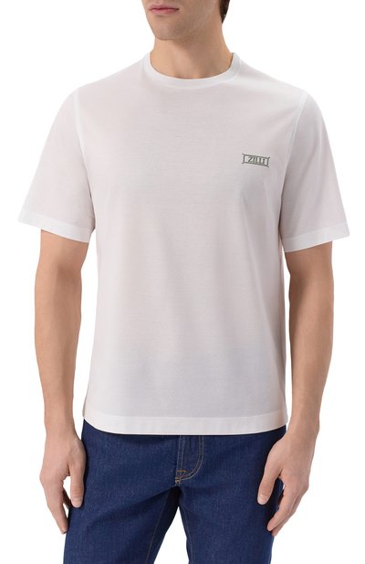 Хлопковая футболка ZILLI, арт. TSR02AM0100VNI000, фото 3