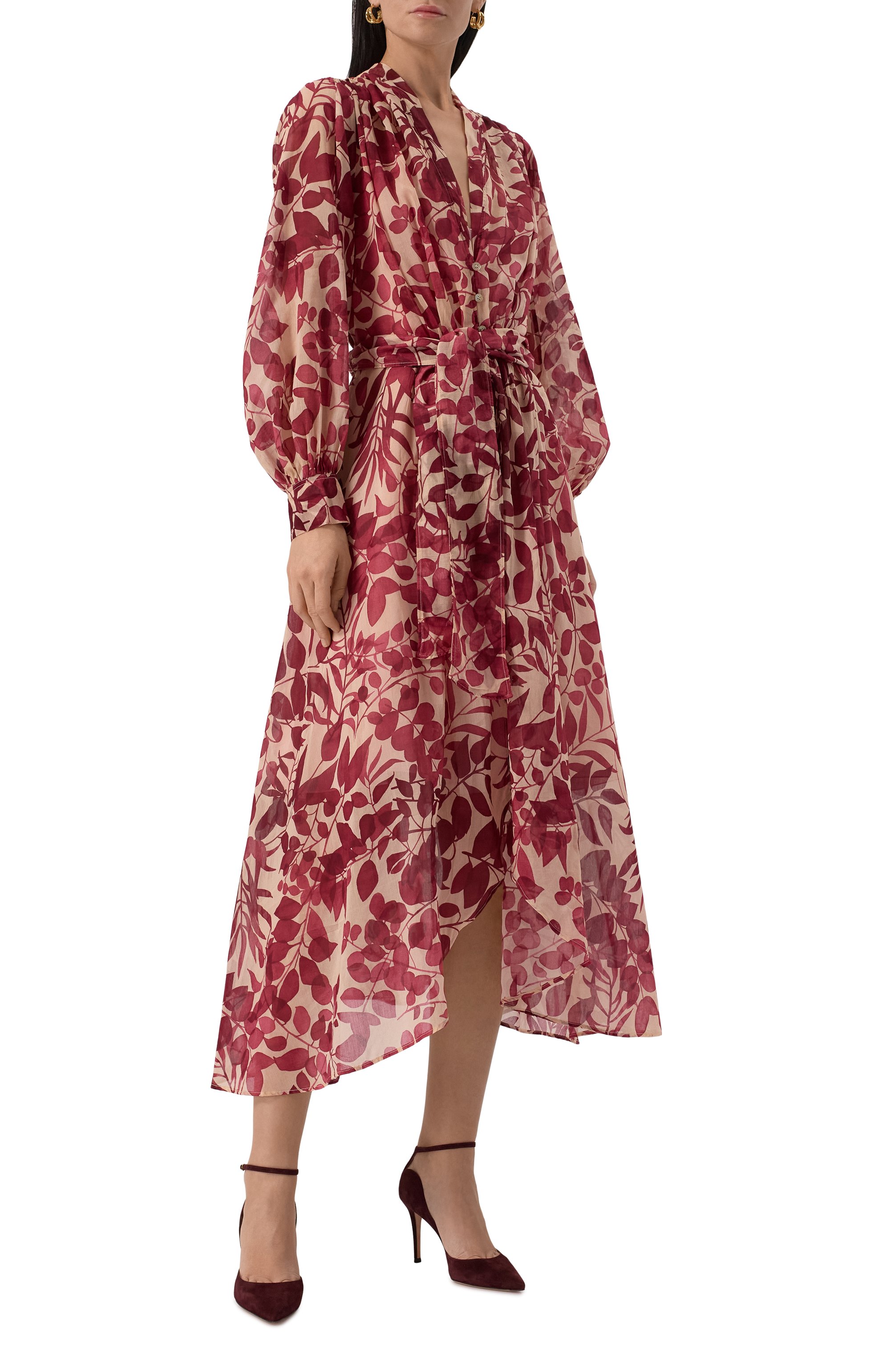 Замшевые туфли hayette 85 GIANVITO ROSSI темно-бордового цвета по цене 99500 руб., арт. G40364.85RIC.CAMB0UR, фото 2 Замшевые туфли hayette 85 GIANVITO ROSSI, арт. G40364.85RIC.CAMB0UR, фото 2