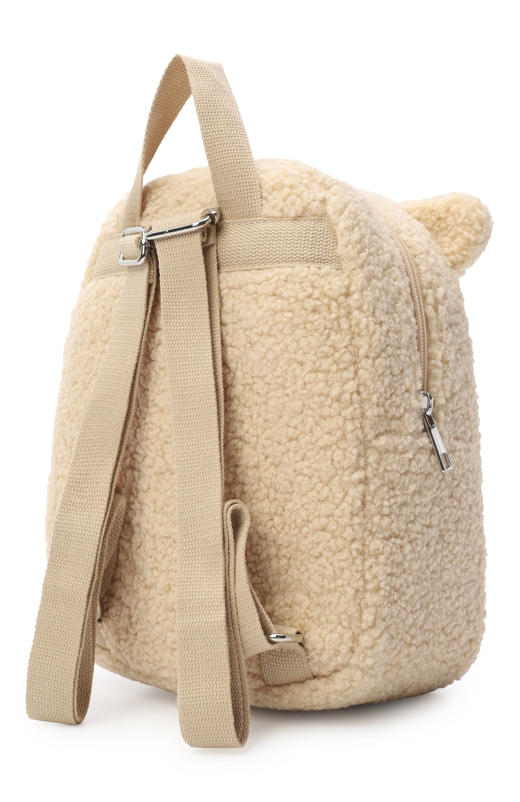 Рюкзак MC2 SAINT BARTH светло-бежевого цвета по цене 10850 руб., арт. PLU0002-01696I/PLUSH BACKPACK TEDDY, фото 2 Рюкзак MC2 SAINT BARTH, арт. PLU0002-01696I/PLUSH BACKPACK TEDDY, фото 2