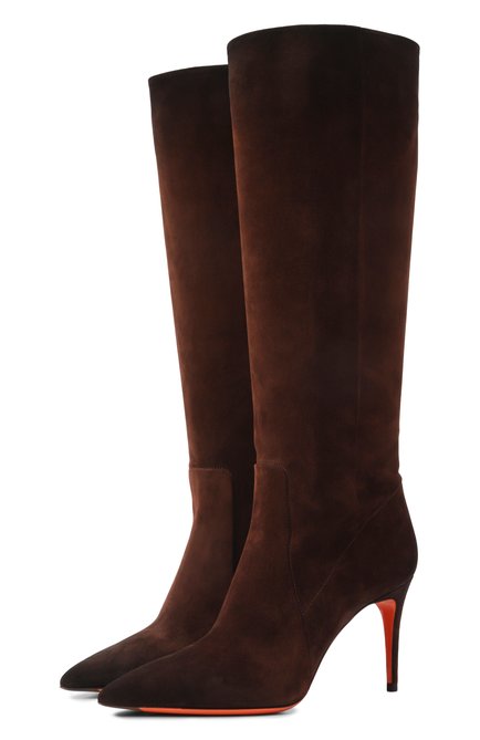 Женские замшевые сапоги SANTONI, арт. WSIG71836HI2SAEA