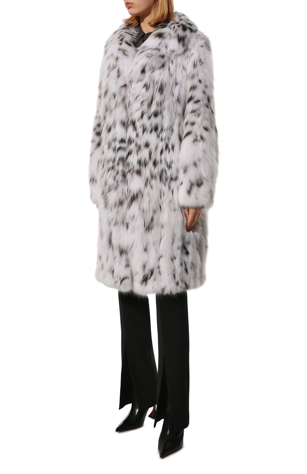 Шуба из меха рыси KITON, арт. D54689X0489A/LRUF, фото 3