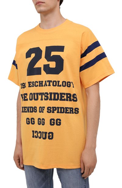 Хлопковая футболка GUCCI, арт. 655459/XJDHI, фото 3