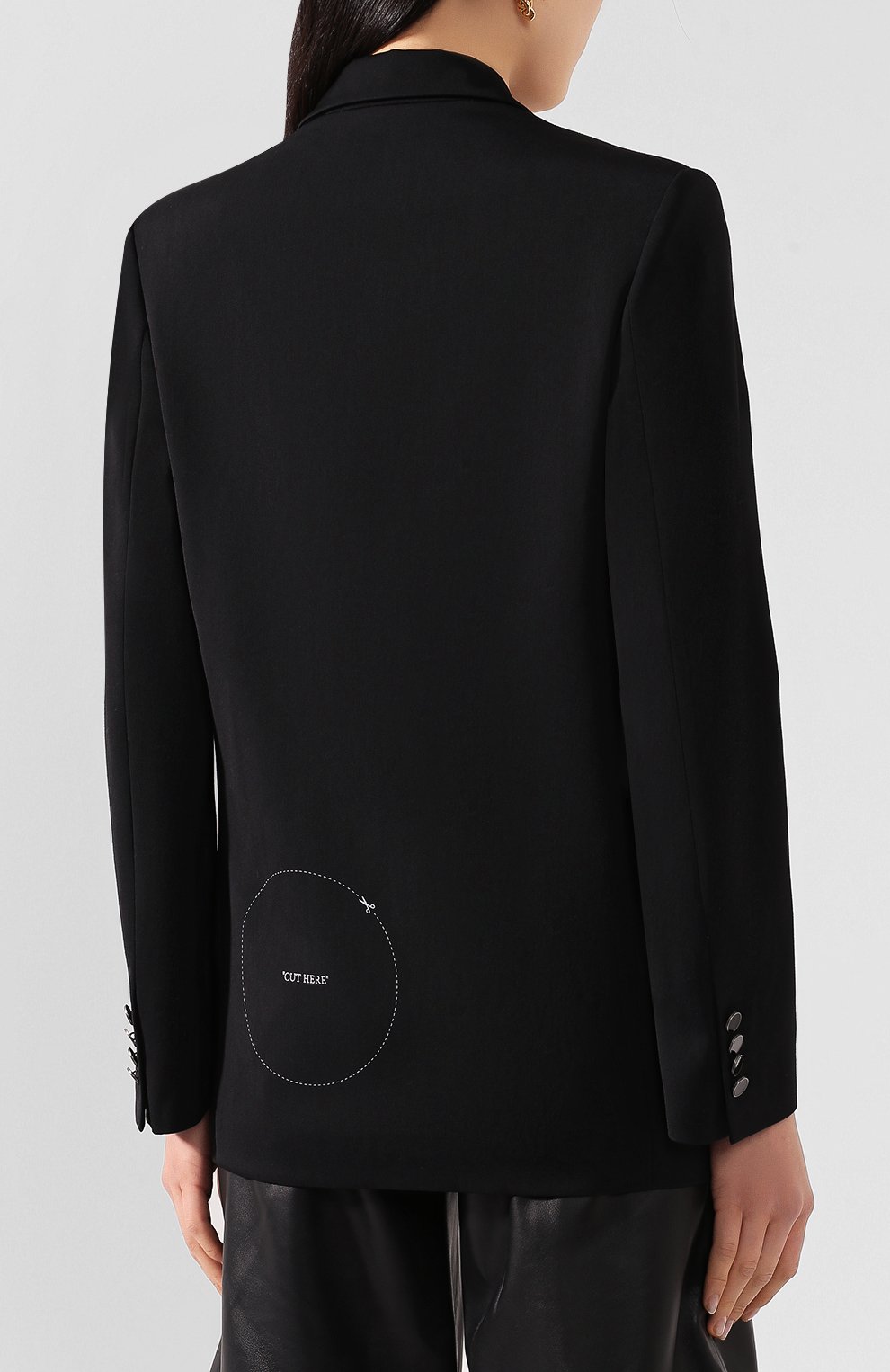 Двубортный жакет OFF-WHITE, арт. 0WEF032S20FAB0051000, фото 4