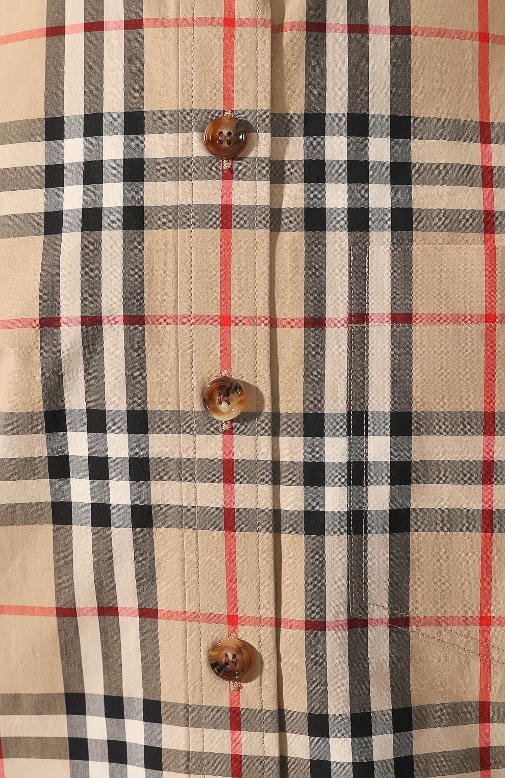 Хлопковая рубашка BURBERRY, арт. 8022797, фото 5