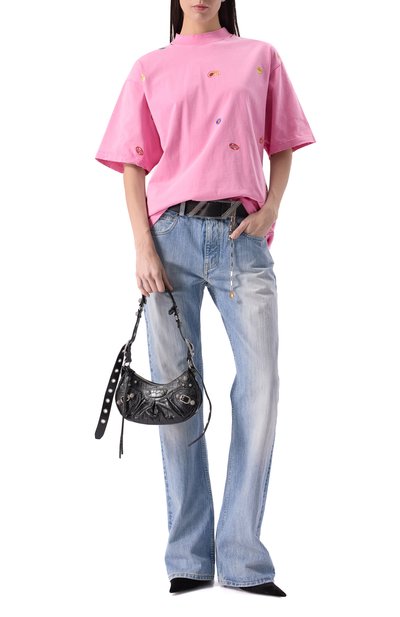 Хлопковая футболка BALENCIAGA, арт. 764235/TRVS4, фото 2