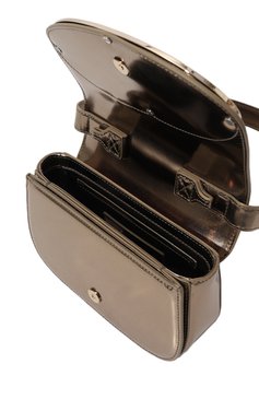 Женская сумка 1dr DIESEL золотого цвета, арт. X08396/PS202 | Фото 5 (Ремень/цепочка: На ремешке; Материал: Натуральная кожа; Драгоценные камни: Проставлено; Размер: mini; Материал сплава: Проставлено; Сумки-технические: Сумки top-handle)