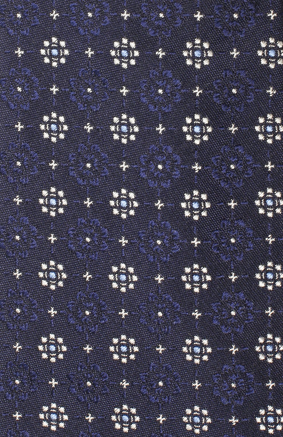 Шелковый галстук CANALI темно-синего цвета по цене 10600 руб., арт. 18/HJ02262, фото 3 Шелковый галстук CANALI, арт. 18/HJ02262, фото 3