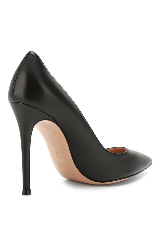 Кожаные туфли Gianvito 105 Gianvito Rossi G28470.15RIC.NAPNER0 Чёрный  G28470.15RIC.NAPNER0 Фото 4