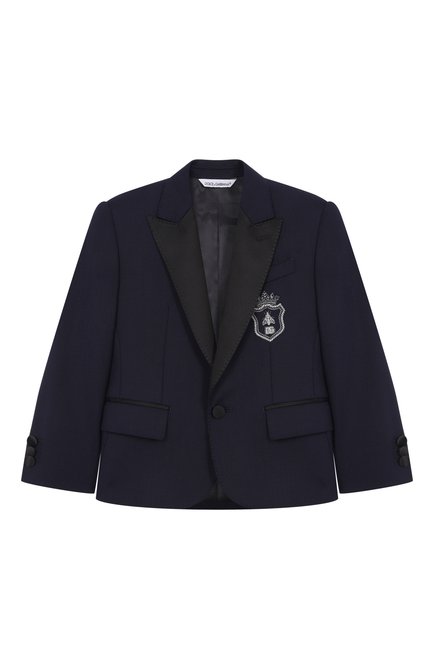 Шерстяной пиджак DOLCE & GABBANA, арт. L41J89/FUBE7_001