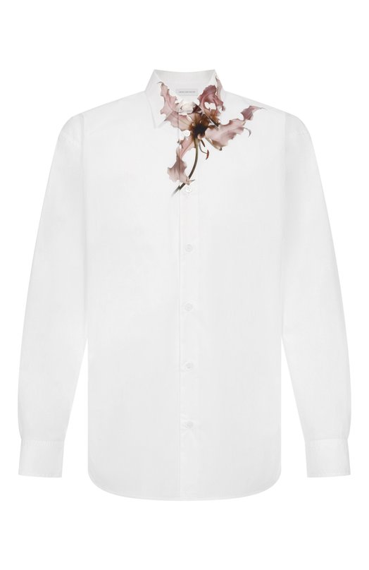Хлопковая рубашка Dries Van Noten 020732-2008-305 Белый 020732-2008-305