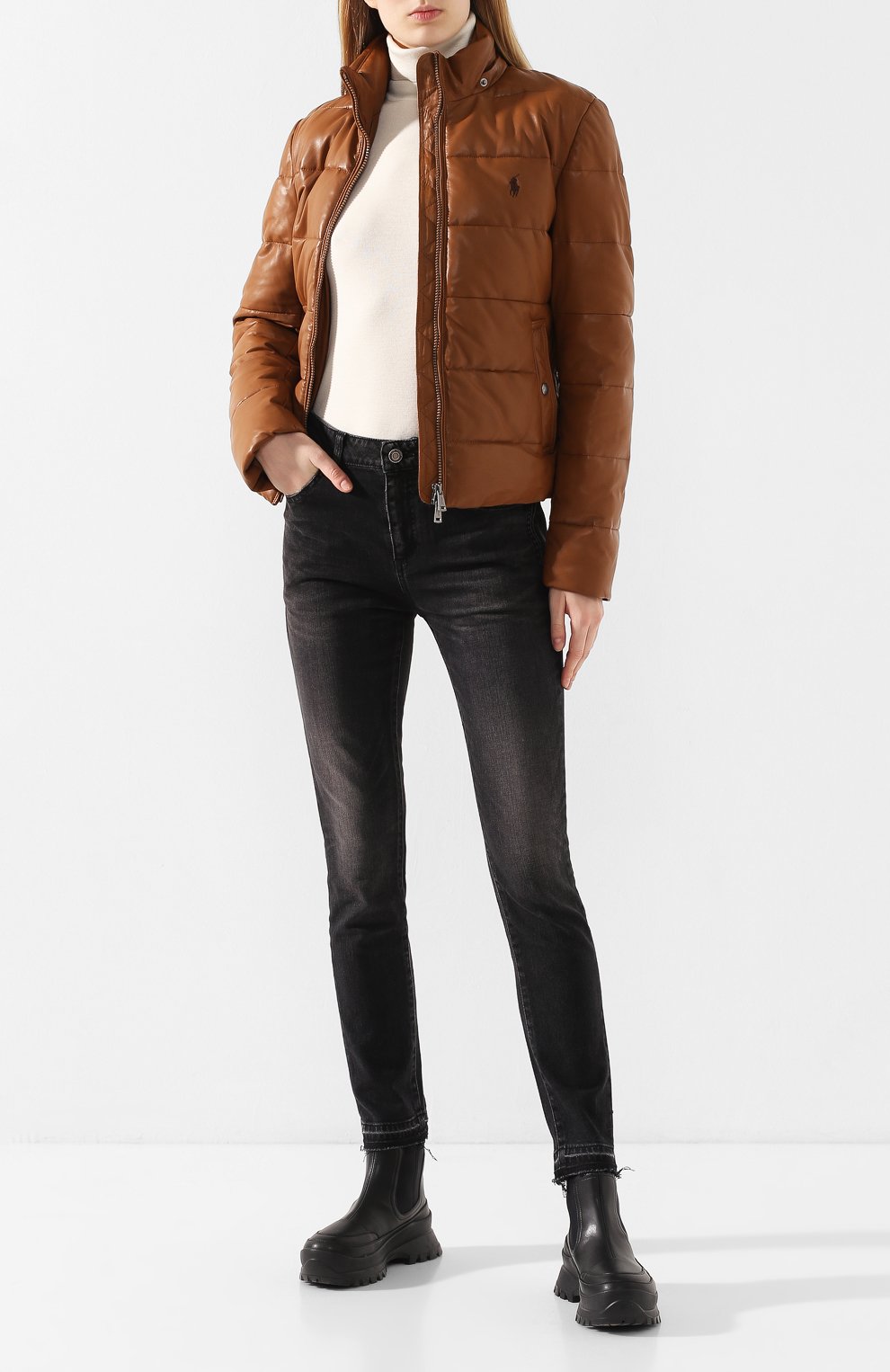 Кожаная куртка POLO RALPH LAUREN, арт. 211782985, фото 2