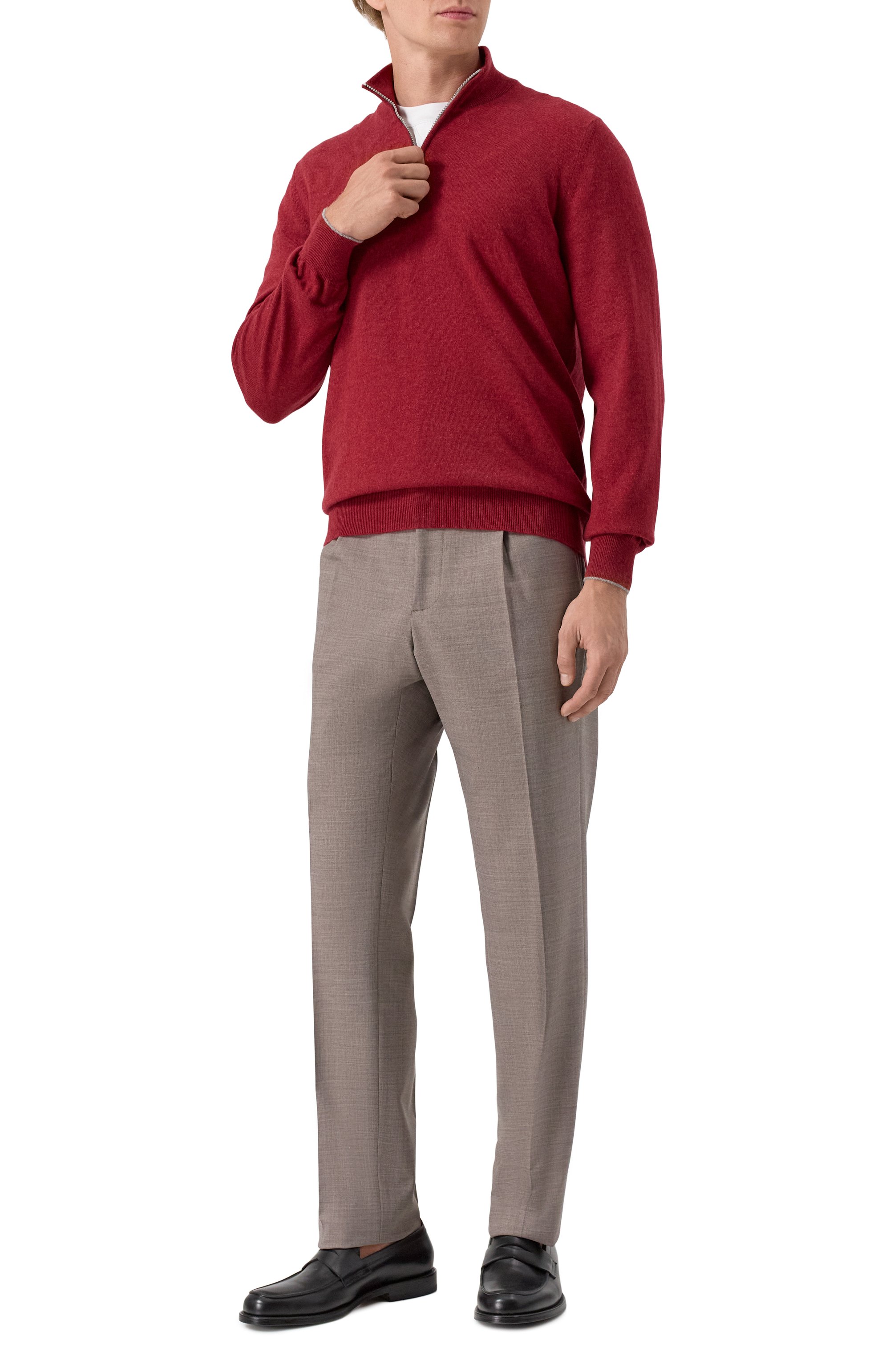 Кашемировый джемпер BRUNELLO CUCINELLI, арт. M2200124, фото 2