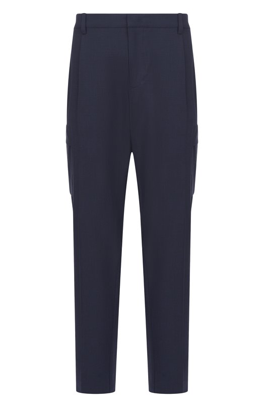 Шерстяные брюки-карго Cortigiani 4AP632 Синий 4AP632