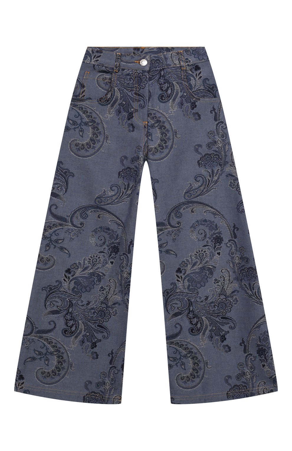 Джинсы ETRO синего цвета по цене 39400 руб., арт. GV6B00, фото 1 Джинсы ETRO, арт. GV6B00, фото 1