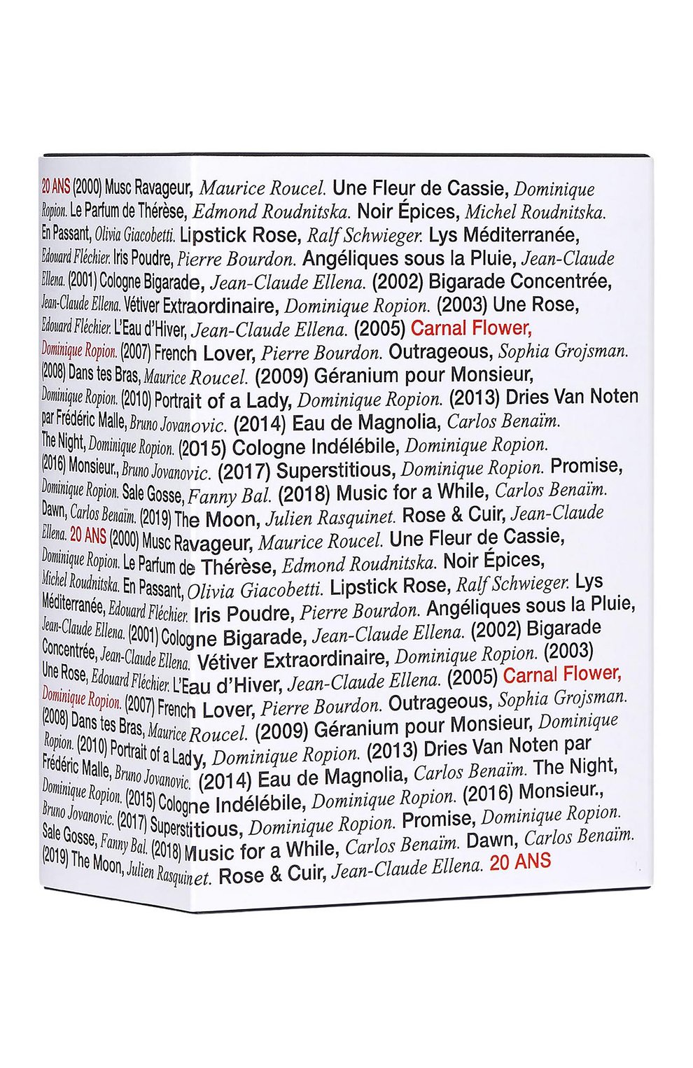 Парфюмерная вода carnal flower 20th anv (100ml) FREDERIC MALLE, арт. 3700135017856, фото 2