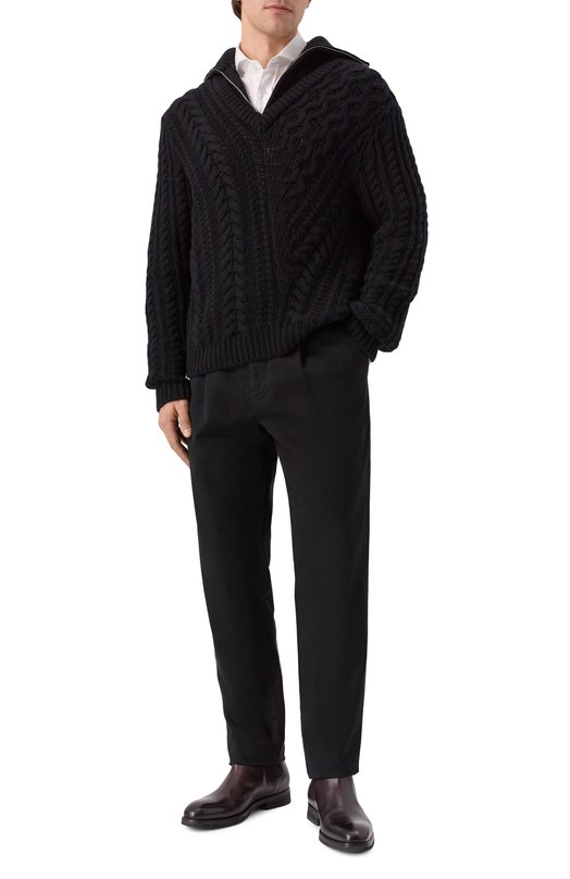 Кашемировый свитер MVST M25.1MM.K007/K003 Чёрный  M25.1MM.K007/K003 Фото 2