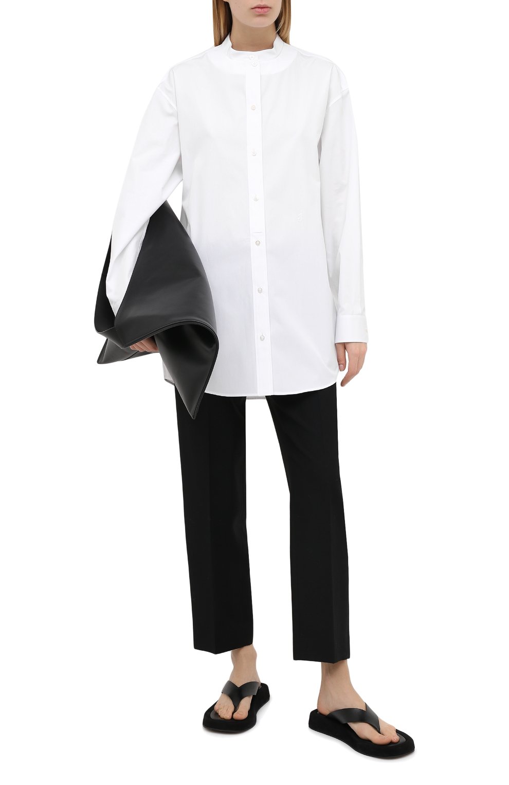 Хлопковая рубашка JIL SANDER, арт. JSX0600205-W0244300, фото 2