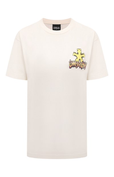 Женская хлопковая футболка COMME DES FUCKDOWN, арт. CFABW01070