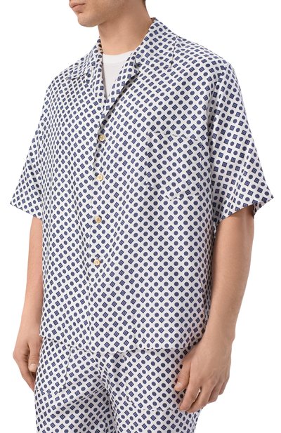 Шелковая рубашка KITON, арт. UMC028H09721, фото 3