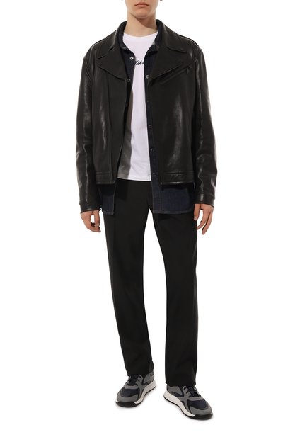 Комбинированные кроссовки BOSS, арт. 50493215, фото 2