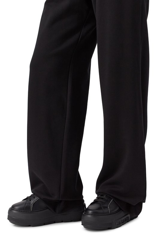 Кожаные кеды Nexus Casadei 2X076A070NSALEN Чёрный  2X076A070NSALEN Фото 3