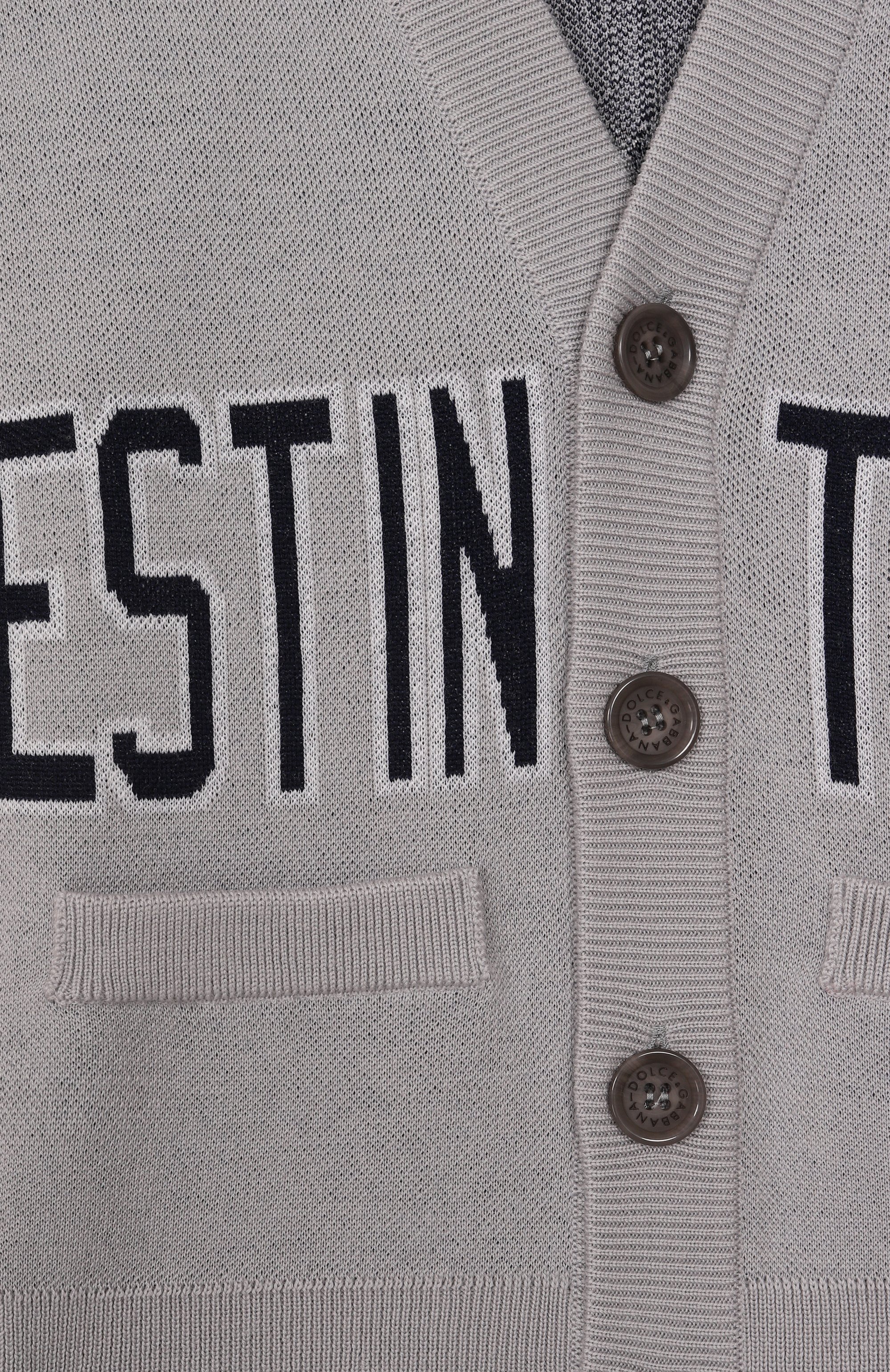 Шерстяной кардиган DOLCE & GABBANA, арт. L4KWH0/JDVBB/2-6, фото 3